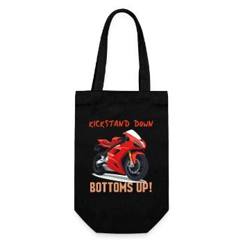 Kickstand Down Bottoms Up Moto - Sac à bouteille - noir - Devant