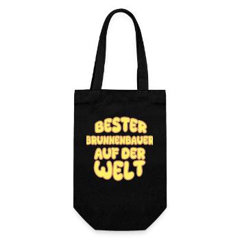Appointment of well builder - Gift Bag for Bottles - black - Front