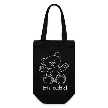 CUDDLE ME! - Gift Bag for Bottles - black - Front
