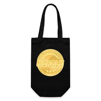 First name Noraly - Gift Bag for Bottles - black - Front