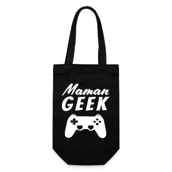 Maman Geek - Sac à bouteille - noir - Devant