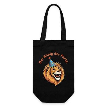Le roi de la fête - Sac à bouteille - noir - Devant