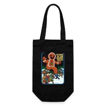 Attaque du pain d’épices - Sac à bouteille - noir - Devant