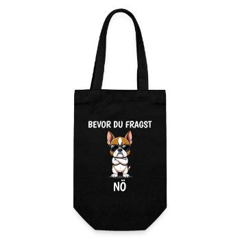 Avant de poser la question : NÖ Bulldog - Sac à bouteille - noir - Devant