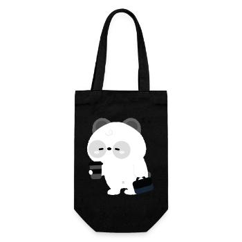 Panda Coffee Break - Gift Bag for Bottles - black - Front