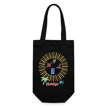 Cercle magique de la plage d’Antalya - Sac à bouteille - noir - Devant