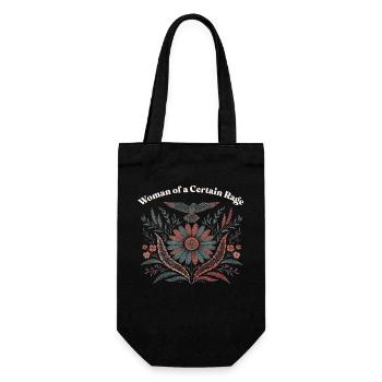 Femme d’une certaine rage Parole sarcastique Femme - Sac à bouteille - noir - Devant