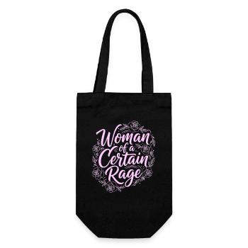 Woman of a Certain Rage Gift for Women - Gift Bag for Bottles - black - Front