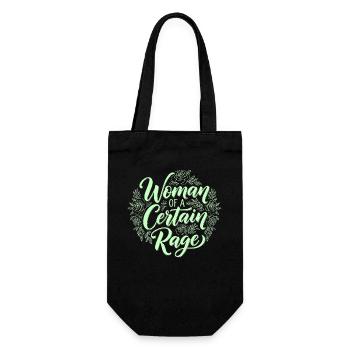 Feminism Saying Shirt for Strong Women - Gift Bag for Bottles - black - Front