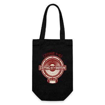 Stepping Out Of Babylon Reggae - Gift Bag for Bottles - black - Front