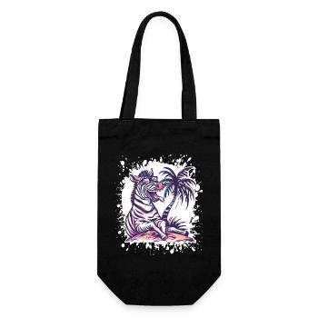 Comic d’été Zebra - Sac à bouteille - noir - Devant
