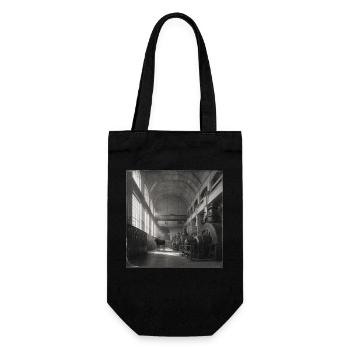 Lost Place Moose Art noir & blanc Crime animalier - Sac à bouteille - noir - Devant