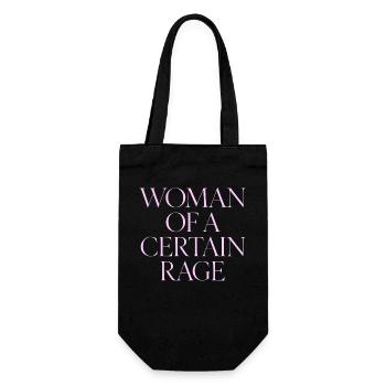 Woman Of A Certain Rage T-Shirt Pink Elegant - Gift Bag for Bottles - black - Front
