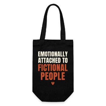 Emotionally Attached Fictional People - Gift Bag for Bottles - black - Front