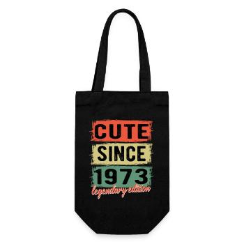 Awesome since 1973 anniversaire cadeau - Sac à bouteille - noir - Devant