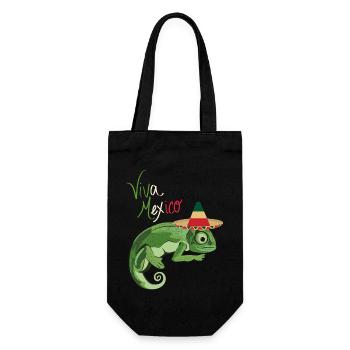 Viva Mexiko Sombrero - Geschenkbeutel für Flaschen - Schwarz - Vorne