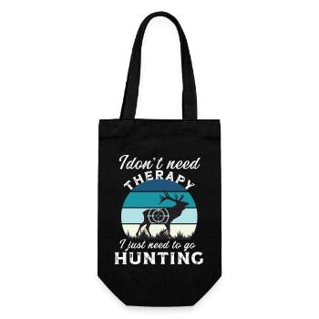 I just need to go hunting original gift hunter - Sac à bouteille - noir - Devant