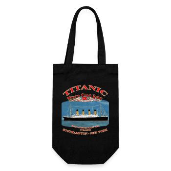 TITANIC CREATION Louis RUNEMBERG © Adagp - Gift Bag for Bottles - black - Front