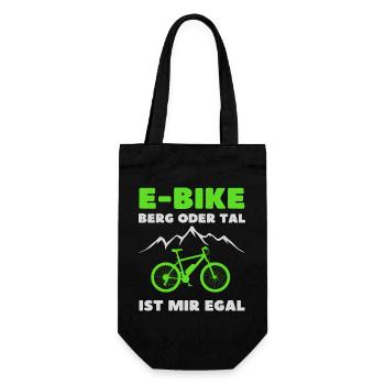 L’idée cadeau E-Bike montagne ou vallée n’a pas d’importance pour moi - Sac à bouteille - noir - Devant