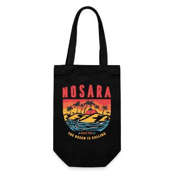 Nosara Costa Rica beach design - Gift Bag for Bottles - black - Front
