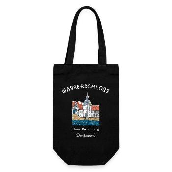 Dortmund, emblématique château entouré de douves Rodenberg - Sac à bouteille - noir - Devant