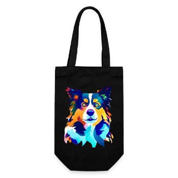 Dog Gift Dogs German Shepherd Dog Dog Owner - Gift Bag for Bottles - black - Front