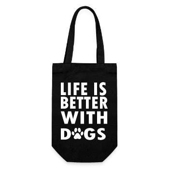 Hund Dog - Gift Bag for Bottles - black - Front