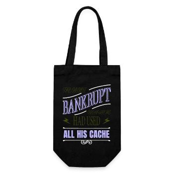 pride birthday counterculture peace for paris gift - Gift Bag for Bottles - black - Front