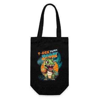Basketball Dinosaure T-Rex Animal Player Cartoon - Sac à bouteille - noir - Devant