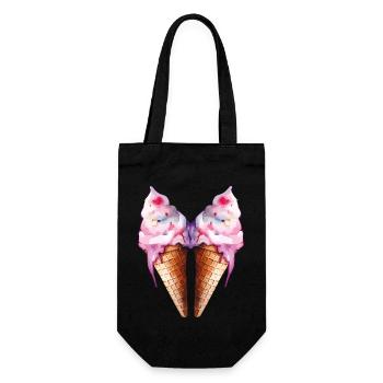 Ice 2 - Gift Bag for Bottles - black - Front