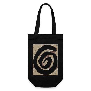 Pation Logo desertcamo inversé - Sac à bouteille - noir - Devant