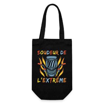 Soudeur de l extrême humour soudure cadeau soudeur - Sac à bouteille - noir - Devant