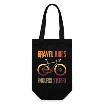 Gravel Bike Rides Endless Stories Tee - Sac à bouteille - noir - Devant