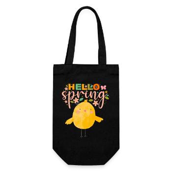 Rêve printanier humoristique au poulet - Sac à bouteille - noir - Devant