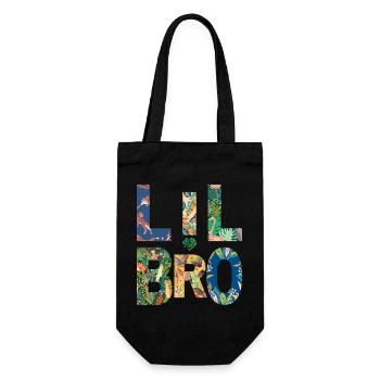 LIL BRO - Brother - Little Brother - Matching Look - Gift Bag for Bottles - black - Front