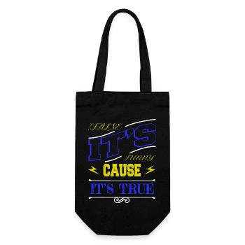 computer language geek humor - Gift Bag for Bottles - black - Front