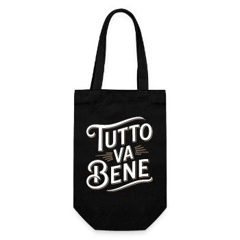 Tutto va bene - Sac à bouteille - noir - Devant