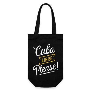 Cuba Libre s'il vous plait ! - Sac à bouteille - noir - Devant