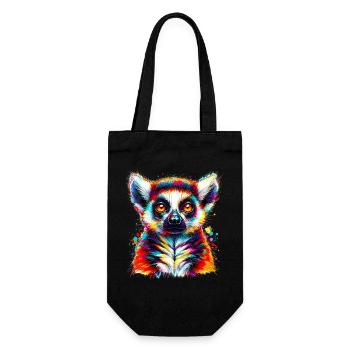 Lémurien - Sac à bouteille - noir - Devant