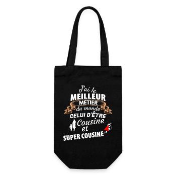 Fierté de la famille cousine super côte - Sac à bouteille - noir - Devant