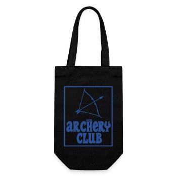 Local Archery Club Blue Edition - Gift Bag for Bottles - black - Front