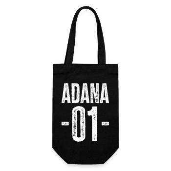 Stolz auf Adana 01 - Geschenkbeutel für Flaschen - Schwarz - Vorne