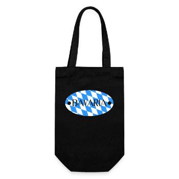 Bavaria - Bayern - Geschenkbeutel für Flaschen - Schwarz - Vorne