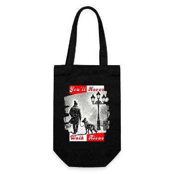 You ll Never Walk Alone - Gift Bag for Bottles - black - Front