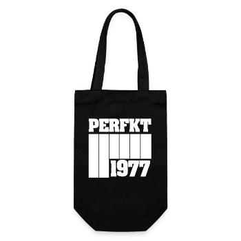 Unique 1977 - Gift Bag for Bottles - black - Front
