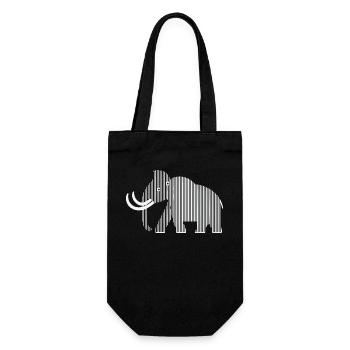 Mammut - Geschenkbeutel für Flaschen - Schwarz - Vorne