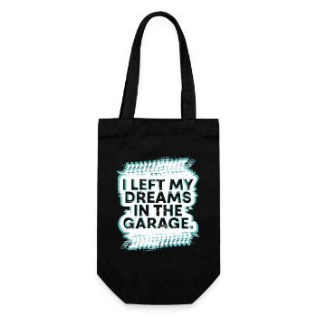 J’ai laissé mes rêves dans le cadeau fanatique de voiture de garage - Sac à bouteille - noir - Devant