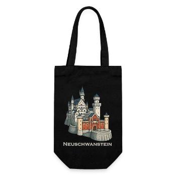 Neuschwanstein - Sac à bouteille - noir - Devant