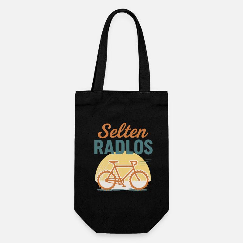 Selten ratlos - Geschenkbeutel für Flaschen - Schwarz