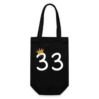 33 - Gift Bag for Bottles - black - Front